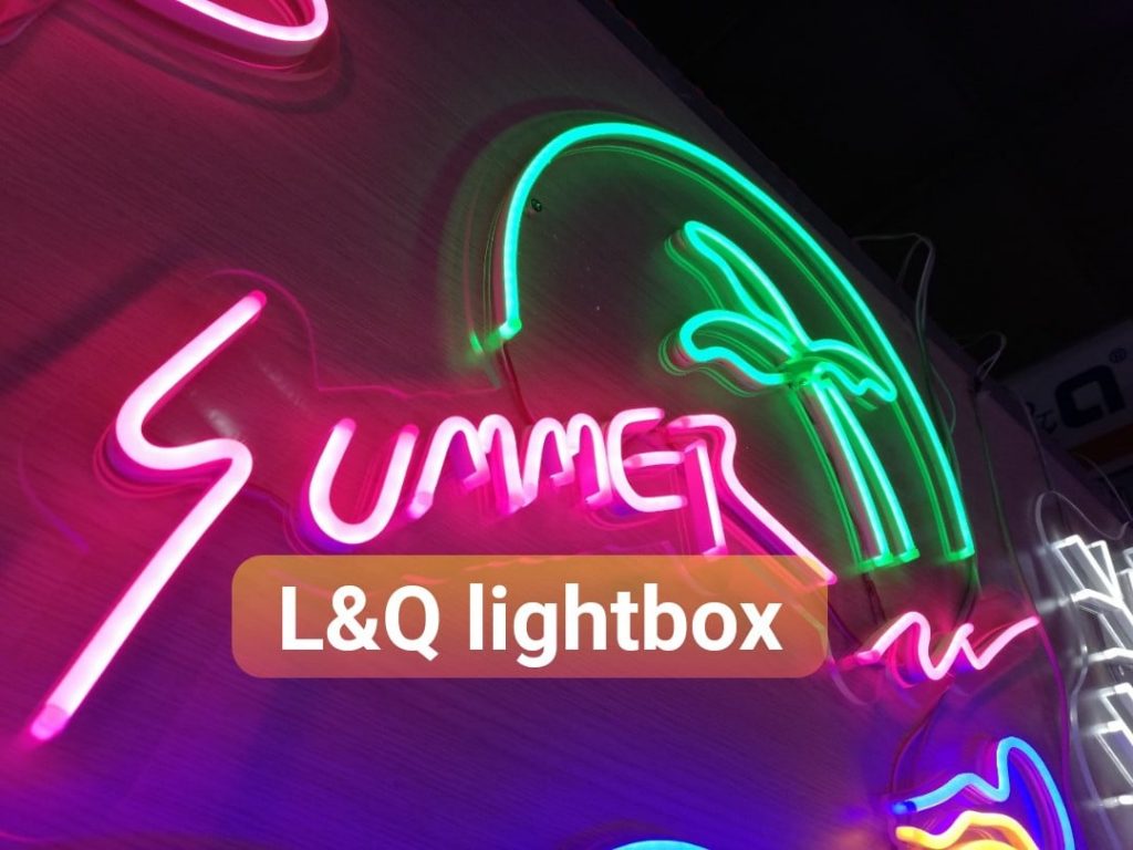 đèn led neon sign summer