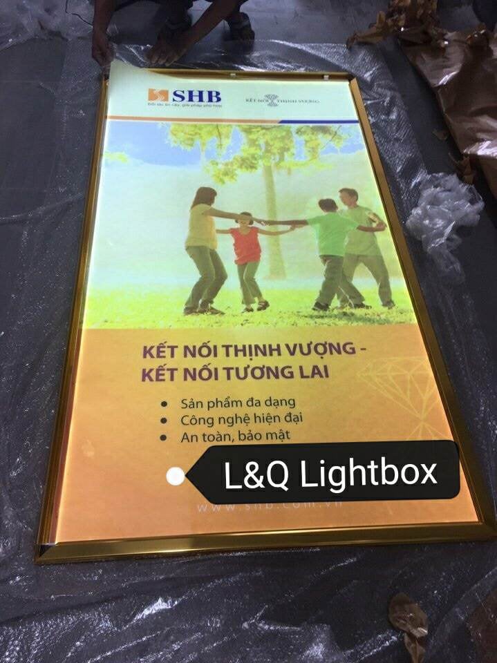 hộp đèn quảng cáo lightbox shb