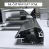 thanh nhôm hộp đèn nắp bật 6cm
