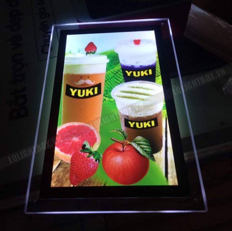 hộp đèn sinh tố trái cây yuki